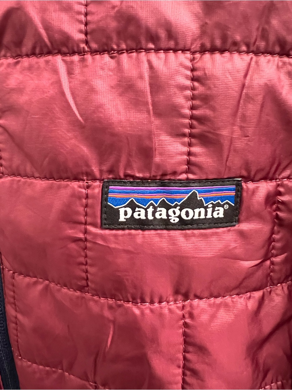 Patagonia Women’s Nano Puff Insulated Puffer Burgundy Quilted Jacket S - Picture 5 of 6